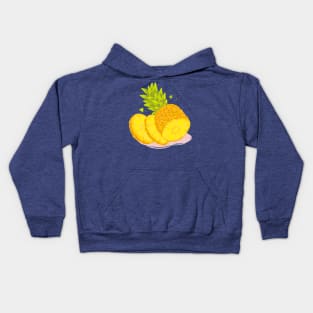 Pineapple Hand Drawn Chalk Kids Hoodie